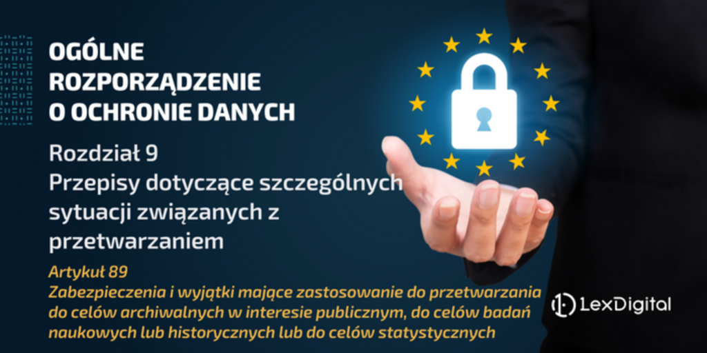 RODO - Rozdział IX - Artykuł 89