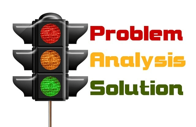 problem, analysis, solution