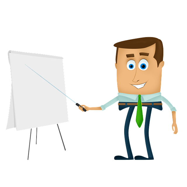 businessman, cartoons, training