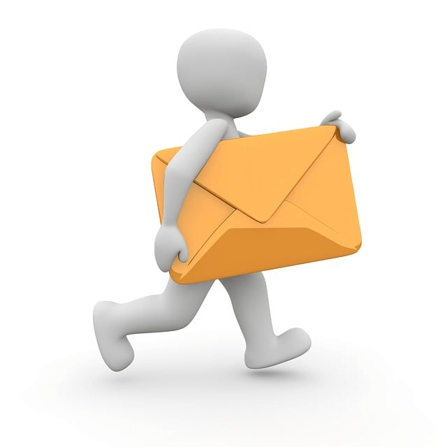 ilustracja człowiek z kopertą