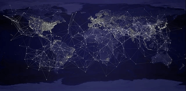 earth, globalisation, network